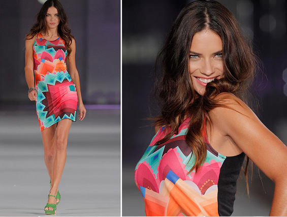 Adriana Lima Presents Desigual S Spring Summer 2014 Collection